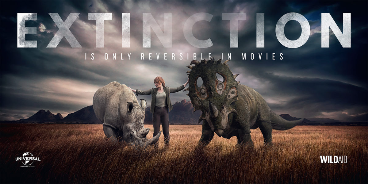 Extinction is Only Reversible in Movies WildAid Partners with Jurassic