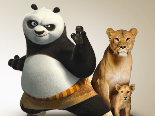 Kung Fu Panda Fights Extinction on World Lion and World Elephant Day